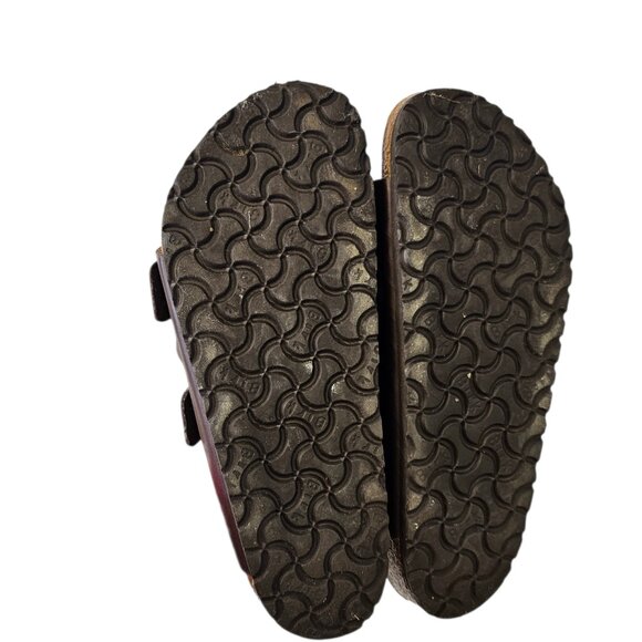 Birkenstock Womens Arizona Leather Sandals, Brown, Slides, Buckle, Size 9 - Picture 8 of 8